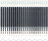 24 Pcs Retractable Black Gel Ink Refills, 0.5 mm Point Black Ink...