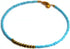 Handmade Anklet, Blue Beads, Bohemian (P5)...