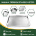 Baking Sheet and Cooling Rack Set, 2PCS Stainless Steel Cookie Sheets for Baking with Baking Rack, Size 9 x 7 x 1 Inch, Non Toxic & Heavy Duty & E...