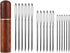 18pcs Large Eye Sewing Needles, Stainless Steel Sharp Tapestry Needles Hand Knitting Needles Embroidery Hand Needles with Wooden Needle Case for C...