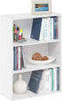 Furinno Pasir 3-Tier Open Shelf Bookcase, Plain White...