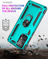 for Samsung A52 Case, Galaxy A52 Case with HD Screen Protector, Military-Grade Ring Holder Kickstand Car Mount 15ft Drop Tested Shockproof Cover P...