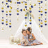 52Ft Valentines Day Party Decorations Navy Blue Gold Love Heart Garland Royal Blue Gold Hanging Streamer Banner for Anniversary Mothers Day Bachel...