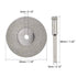 uxcell 10 Pcs 30mm Diamond Cutting Wheels Cut Off Wheel with 2 Pcs Mandrels for Rotary Tool...