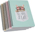 Yansanido Spiral Notebook, 4 Pcs A5 Thick Cat Design Hardcover 8mm Ruled 4 Color 80 Sheets -160 Pages Journals for Study and Notes (Cat)...