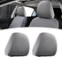 2 PCS Car Seat Headrest Cover, Elastic Full-Surrounding Simple Dust Cover, Breathable Non-Disposable Cleanable Reusable Headrest Anti-Scratch Prot...