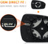 Left Driver Side Mirror Glass Replacement for 2013 2014 2015 2016 2017 2018 2019 2020 Ford Fusion Heated Mirror Replace DS7Z17K707F...
