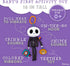 KIDS PREFERRED Disney Baby Nightmare Before Christmas Jack Skellington On The Go Activity Toy with Teether, On The Go Clip, Bell Chime, and Pull T...