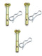 3 Sets 738-04155 Shear Pins and 714-04040 Cotter Pins for MTD Cub Cadet Craftsman Troy-bilt Snow Throwers Shear Pins...