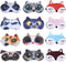 EBaokuup 12 Pack Animal Sleep Eye Mask - Soft Funny Blindfolds Sleeping Mask, Cute Cat Dog Eye Cover Eye shade for Kids Girls Men Women Plane Trav...