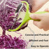 Green Cabbage Shredder, 2 Pcs Vegetable Cutter Cabbage Peeler Stainless Steel Cabbage Slicer Fruit Vegetable Potato Peeler Cabbage Graters for Hom...