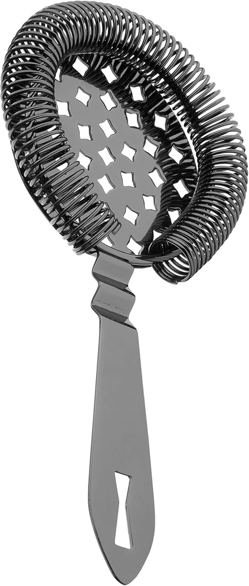 Barfly Classic Hawthorne Spring Bar Strainer, O/S, Gun Metal Black...