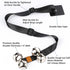 FOLKSMATE Dog Doorbells for Potty Training, Buckle Adjustable Puppy Dog Door Bells with Extra Loud Bells for Dogs Training, Housebreaking, Door Kn...