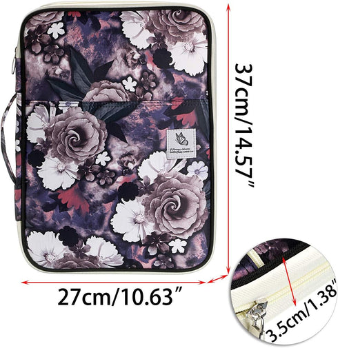 BTSKY New Multi-functional A4 Document Bags Portfolio Organizer-Travel Pouch Zippered Case for Ipads, Notebooks,Documents......