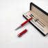 Metal Ballpoint Pen Business Signature Pen Gel Pen with Two Black Refills Nice Gift for Friends and Family (Red)......