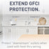 Legrand radiant 2097ICCD12 20 Amp GFCI Self Test Decorator Duplex Outlet, Ivory (1 Count)......