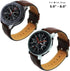 OTOPO for Galaxy Watch 3 45mm/Galaxy Watch 46mm Bands, 22mm Quick Release Leather Bracelet Replacement Strap for Samsung Gear S3/Ticwatch Pro Smar...