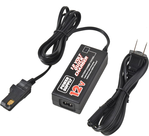 12 Volt Quick Battery Charger for Power Wheels Grey and Orange Top Battery for Ford F150 Raptor/Dune Race/for Jeep Wrangler SUV Children Ride on C...