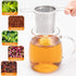 Tea Infuser, Evmliy Stainless Steel Tea Strainer Sitting in Mugs, Tea Infusers for Loose Tea, Tea Diffuser Long-Handled Tea Strainers Tea Filters,...
