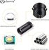 LIGHTFE MINI01 keychain flashlight mini keychain light is light, small, and bright (Mini01 black)...