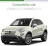 SCITOO Passenger Side Mirror Glass Compatible with 2016-2019 For FIAT 500X (5F) W/HEATED Chrome Convex Right Exterior Mirror Glass With Backing Pl...