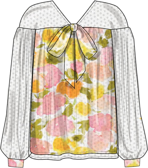 Simplicity Easy to Make Misses' Relaxed Fit Top Sewing Pattern Packet, Design Code S9921, Sizes 18-20-22-24-26, Multicolor...