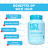 Hair Vitamins To Help Thinning and Fallout - Hair Supplement To Grow Hair Faster, Stronger & Have Healthy Skin & Nails - Scientifically Made With ...