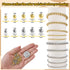 300Pcs 18K Gold Filled Spacer Beads for Jewelry Bracelets Making,Round Bracelet Beads,Small Ball Gold Filled Beads for Bracelet Necklace Jewelry B...