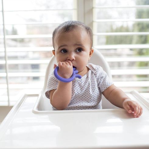 Dr. Brown's Flexees Friends Silicone Teether, Purple Octopus...