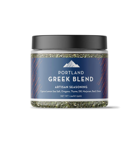 Portland Salt Co. Greek Spice Blend w/Sea Salt – Signature All-Purpose, Mediterranean Seasoning & Rub - Non-GMO, 1.94 Oz (Pack of 1)...