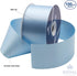 Royal Imports Poly Satin Waterproof Ribbon 2.75" (#40) for Floral & Craft Decoration, 100 Yard Roll (300 FT Spool) (MADE in ITALY) - White...