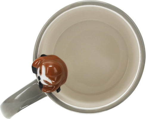 Pavilion Gift Company Slow The Sloth Down - Sloth Gray 17oz Dolomite Coffee Cup Mug...