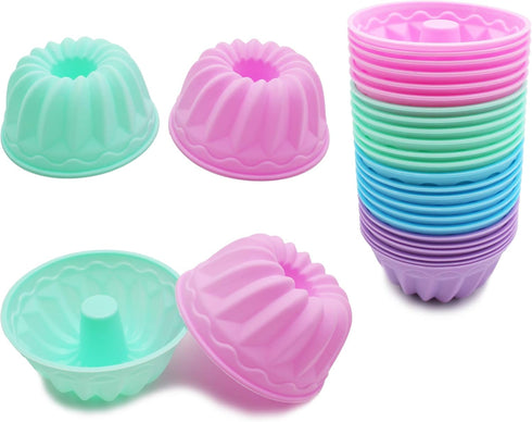 To encounter 24Pack Silicone Baking Cups, Pumpkin Silicone Baking Cake Molds, Nonstick Cupcake Liners, Fancy Dessert Tray - Jelly and Muffin Cups...
