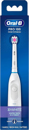 Oral-B Pro 100 3D White, Battery Powered Electric Toothbrush, White...