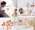 Bath Toy Fun Basketball Hoop & Balls Set for Boys and Girls Kid & Toddler Bath Toys Gift Set 3 Balls Included...