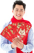 Red Envelopes Chinese New Year Dragon 2024, Lunar New Year Red Envelope Large Lucky Money Interoffice Envelopes Red Packet Hong Bao with 6 Differe...