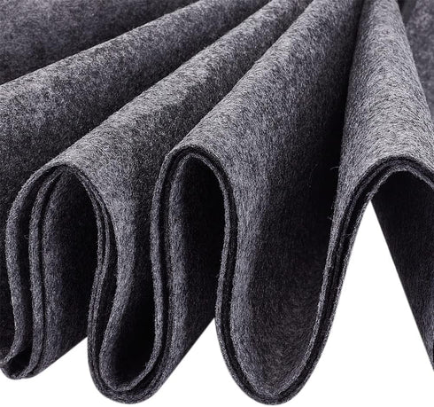 BENECREAT 10 Feetx15.75 Inch Felt Fabric Rolls Felt Non-Woven Sheet 0.1cm Thick Dark Gray Felt, Polyester Felt for Crafts, Quilting Sewing, Garmen...