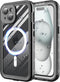 Mangix for iPhone 15 Plus Case,Magnetic Compatible with Mag-Safe Charging,Waterproof with Built-in Screen Protector Military Grade Drop Tested Rug...
