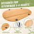 Bamboo Mixer Mat Slider For Kitchen Aid Bowl Lift 5-8 Qt - Mixer Appliance Moving Tray?Kitchen Countertop Storage Mover Sliding Caddy For Kitchen ...