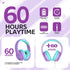 JoySpark Kids Bluetooth Headphones, Lightweight Kids Wireless Headphones for Kids, 85/94dB Volume Limited, 60 Hours Playtime, Bluetooth 5.3, Over-...