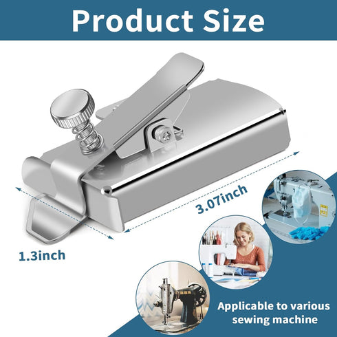 TIGARI Magnetic Seam Guide for Sewing Machine, Magnetic Sewing guide with Clip, Multifunctional Ruler, Hemmer Guide, Seam Guide, Hem Guide for Wal...