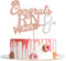 Rose Gold Glitter Congrats RN 2025 Cake Topper - 2025 Graduation Party Decoration, 2025 Nurse Congrats Grad Photo Prop...
