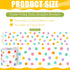 Zonon 65 Feet Bulletin Board Border Decorative Straight Wavy Rolled Border Trim Borders Classroom Back to School Decor(Pastel Polka Dots)...