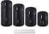 Powerextra 4x Zipper Lens Case Lens Pouch Bag with Thick Protective Neoprene for DSLR Camera Lens Fit for CA Nikon Sony Olympus Panasonic Includes...