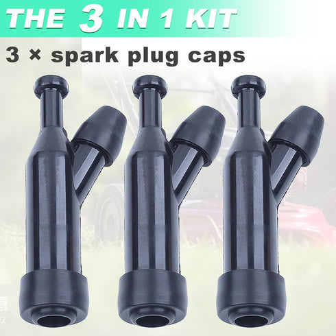 Adefol 3 x Spark Plug Cap Boots for Honda GX120 GX160 GX200 GX240 GX270 GX340 GX390 Repl 30700-ZE1-013 30700-ZE1-015...