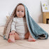 kmilro Baby Blanket for Unisex Boys Girls 30x40inch Super Soft Double Layer Dotted Backing Nursery Minky Blankets Neutral Breathable Receiving Tod...