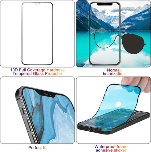 Screen Replacement for iPhone X 5.8', 3D Touch Display Full Repair kit, Digitizer Assembly with Tools Set, Tempered Glass, Instruction...