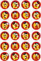 24 Edible Mickey Mouse Cupcake toppers - Mickey Mouse cake decorations for mini cupcakes or muffins or oreo toppers...