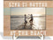Life is Better at the Beach Photo Frame, Beach House Gifts Vacation Gifts for Women Men Beach Lover Summer Wood Picture Frame Tabletop Display 4x6...
