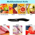 Paring Knife, Large Handle and Super Sharp Ceramic Knife Blade of 4 Inch,Rust Proof Stain Resistant,ABS Handle(Black)....